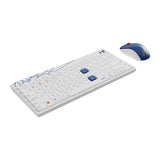 Rapoo 8000M Mumbai Indians Wireless Keyboard & Mouse Combo