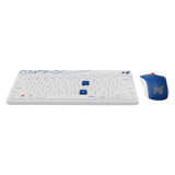 Rapoo 8000M Mumbai Indians Wireless Keyboard & Mouse Combo