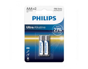 Philips ALKALINE AAA BATTERIES (PACK OF 2) LR03E2B/97 BROOT COMPUSOFT LLP JAIPUR 