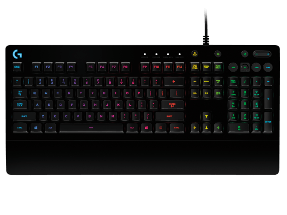 Logitech G213 PRODIGY RGB Gaming Keyboard Black  BROOT COMPUSOFT LLP 