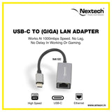 Nextech NA12C USB-C (M) To RJ45 USB 3.0 gigabit Adaptor