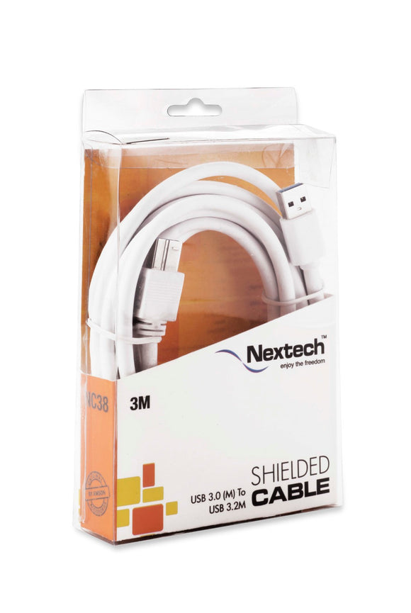 Nextech NC38 USB 3.2M to USB 3.0 Male shielded cable 3M