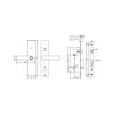 Ozone OZ-FDL-02-LIFE LITE Morphy Life Lite-2 Wi-Fi Smart Door Lock with 4-way access  Door Thickness: 30-65 mm