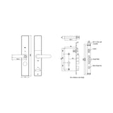 Ozen OZ-FDL-02-LIFE-NXT Morphy NXT-2 Wi-Fi Smart Door Lock with 4-way access Door Thickness: 35-110 mm