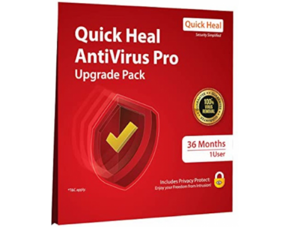 Quick Heal Antivirus Pro Renewal LS1UP 1 USER 3 YEARS QHAPLS1UP BROOT COMPUSOFT LLP JAIPUR