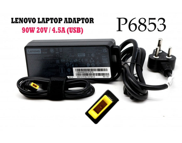 LENOVO LAPTOP ADAPTOR 90W 20V / 4.5A (USB) 5a10j75109