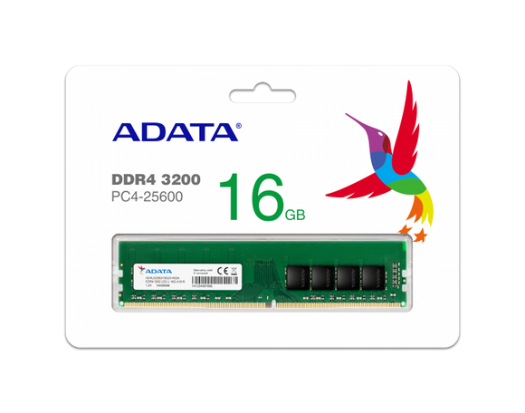 ADATA DESKTOP RAM 16GB DDR4 3200 MHZ AD4U320016G22 RGN