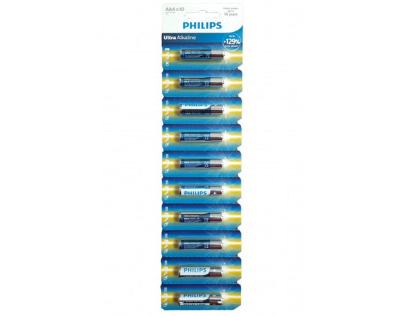 Philips ALKALINE AAAX10 BATTERIES (PACK OF 10) LR03E10TS BROOT COMPUSOFT LLP JAIPUR 