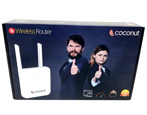Coconut Sim Router 4G WIFI (Port 1 ) With 4000 Mah Battery Backup PORTO 1 BROOT COMPUSOFT LLP JAIPUR 