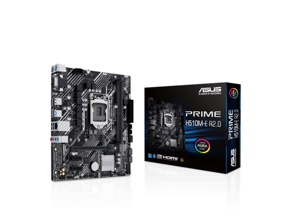Asus Motherboard 510 Prime (H510M E ) DDR4 (For Intel 10TH | 11TH Gen PRIME H510M-E R2.0