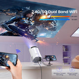 Portronics Beem 440 Smart LED Projector with 720p HD Resolution, Rotatable Design, Built-in Streaming White    BROOT COMPUSOFT LLP 