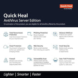 Quick Heal Server Edition 1 User 3 Year Antivirus  BROOT COMPUSOFT LLP  