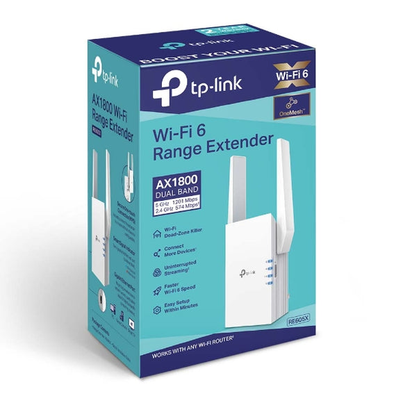 TP-Link RE605X AX1800 Dual Band Wi-Fi 6 Range Extender BROOT COMPUSOFT LLP JAIPUR 