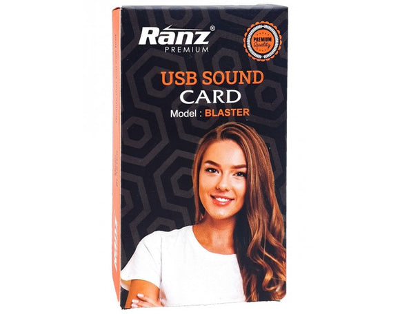 RANZ USB TO SOUND 7.1 (METAL) BLASTER USB 2.0 PREMIUM