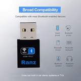 Ranz 2-in-1 USB WiFi Adapter 5G + Bluetooth 5.0 – 600 Mbps Dual Band Wireless Adapter for PC and Laptop   BROOT COMPUSOFT LLP