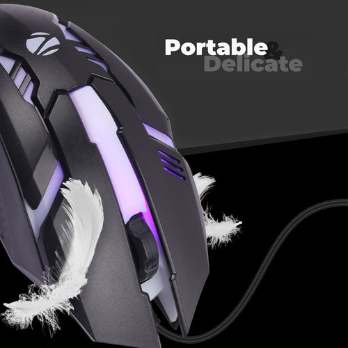 ZEBRONICS ZEB-SCORPIO Wired Optical Gaming Mouse Black – BROOT ...