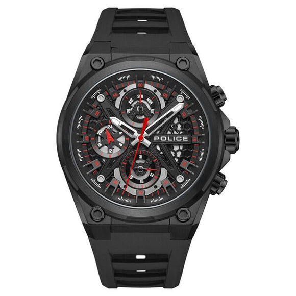 TITAN POLICE MULTIFUNCTION BLACK DIAL SILICONE STRAP WATCH FOR MEN  BROOT COMPUSOFT LLP 100 Vrindavan Vihar 