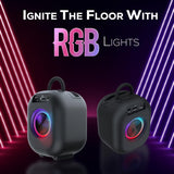 Tempt Rebel 12W Bluetooth Speaker Black  BROOT COMPUSOFT LLP 