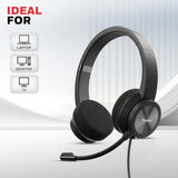 Honeywell Trueno U30 Wired On-Ear Headphones with Rotating Mic   BROOT COMPUSOFT LLP