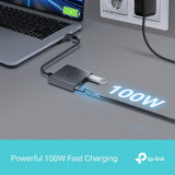 TP-Link UH3020C USB Type-C 3-in-1 Hub with 4K HDMI 100W PD Charging & USB-A 3.0 Port