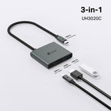 TP-Link UH3020C USB Type-C 3-in-1 Hub with 4K HDMI 100W PD Charging & USB-A 3.0 Port
