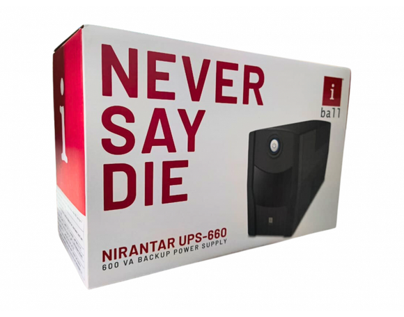 IBALL UPS 600VA NIRANTAR 660 (2+2)