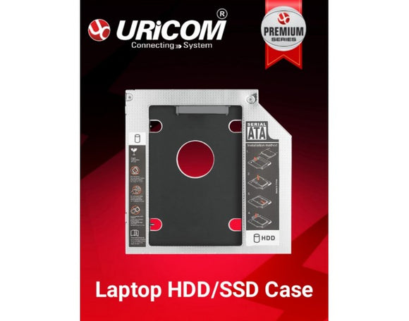 URICOM LAPTOP SATA SECOND HDD CADDY 9.5MM