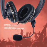 Fingers USB-Tonic H9 Gaming Headset Black-Gold