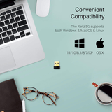 Ranz USB Wifi Adapter 5G Support 600Mbps  BROOT COMPUSOFT LLP  