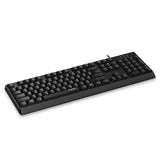 Rapoo NK1900 Spill Resistance Wired  Keyboard Black