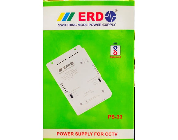 ERD CCTV POWER SUPPLY 16CH FIBER PS33 (DUAL OUTPUT)