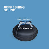 Fingers Wired  Earphone SoundBoomerang Imperial Blue + Silver  BROOT COMPUSOFT LLP