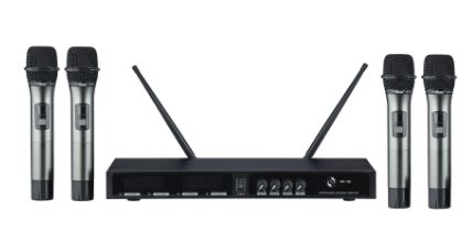 STUDIOMASTER XR 100 4H UHF WIRELESS MICROPHONE FOUR HAND MICROPHONES