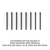 XPPen Tablet Nibs AC04 for P01, P05, P03 stylus Pack Of 10 for (Star 01, 02, 03, G430, G430S, G540, G640 & Star 06), P05 stylus ( Deco 03, Star G640S, Artist 15.6, Artist 13.3V2, Deco 01 v2 ) & ( Star 04, 05 & Deco 01)