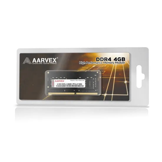 Aarvex 4GB DDR4 2666Mhz SO-DIMM Laptop Ram