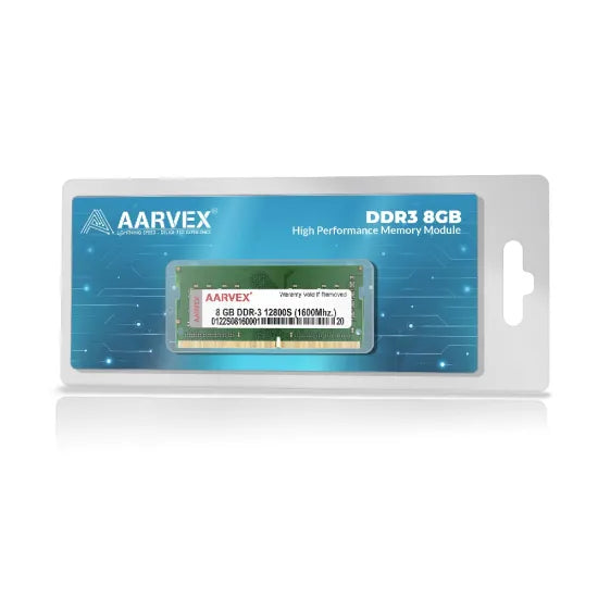 Aarvex 8GB DDR3 1600Mhz SO-DIMM Laptop Ram