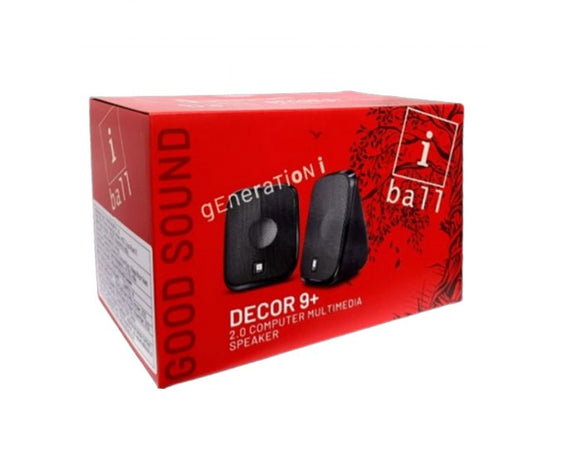 IBALL AUX SPEAKER 2.0 DECOR 9+ (USB POWERED)