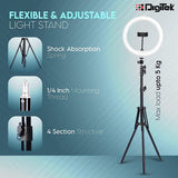 Digitek DRL-14C Professional 31cm Dual Temperature LED Ring Light with Tripod Stand for YouTube, Photo-Shoot, Video Shoot, Live Stream, Makeup, Vlogging & More