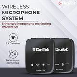 Digitek DWM-101 With 2 Noise Cancellation Wireless Microphone & 1 Receiver