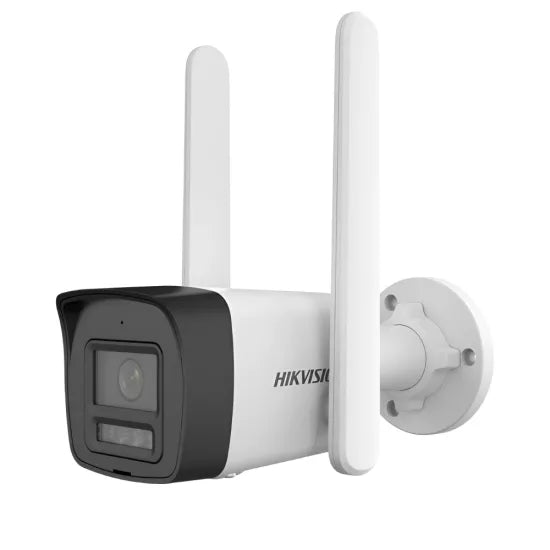 Hikvision IP 4MP Bullet Camera With 4G Sim Supported Dual Light 4MM Two Way Audio DS-2CD1043G2-LIDUF 4GSL