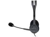 Logitech Wired Headphone H111 with Single doe Mic and Audio