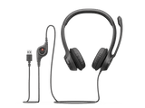 Logitech Wired Headphone H390 Black