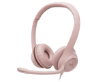 Logitech Wired Headphone H390 Rose
