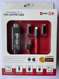 Enter Go Universal 3 In 1 HDMI Cable Adaptor