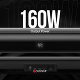 Coconut Bluetooth Speaker Sound Bar  WALTON 160W WITH REMOTE (80+80W)