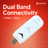 Coconut 4G | 5G Data Card Dual Band  WUD04 KONNECT