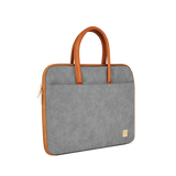 Fingers LuxuryLink-B1 Elegant Laptop Bag with Stylish Handle Fits 15" Laptops & Tablets, Premium Suede