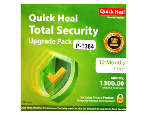 Quick Heal Total Security Renewal TR1UP 1 USER 1 YEAR QHTSRTR1UP BROOT COMPUSOFT LLP JAIPUR