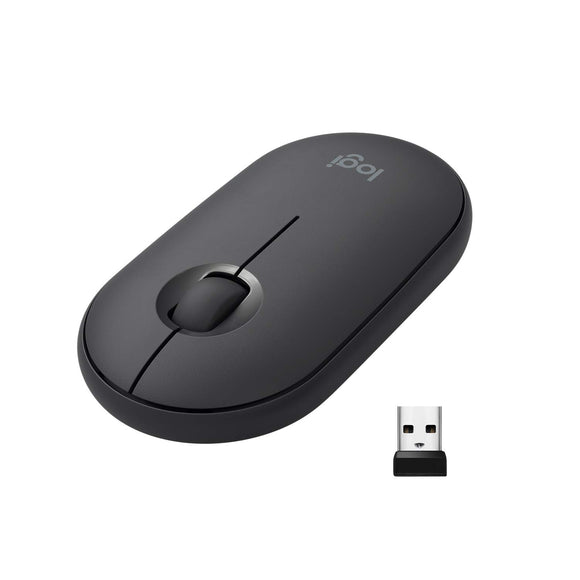 Logitech Pebble M350  Wireless Mouse with Bluetooth  Graphite