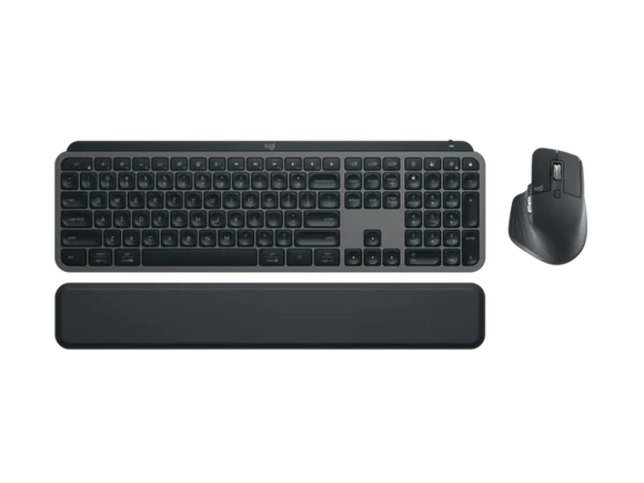 Logitech MX KEYS S COMBO Performance Combo: MX Master 3S, MX Keys S & MX Palm Rest